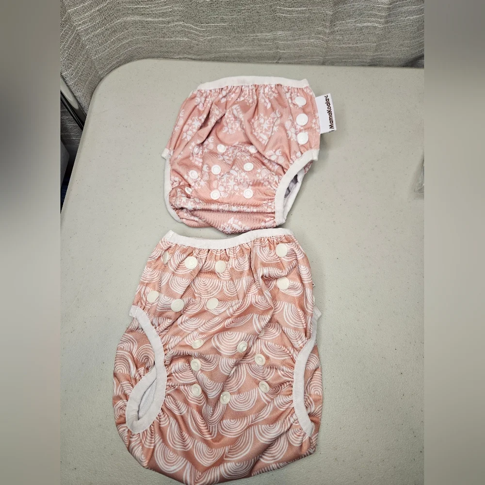 Mama Koala 2 Diaper covers Peachy Colored New
